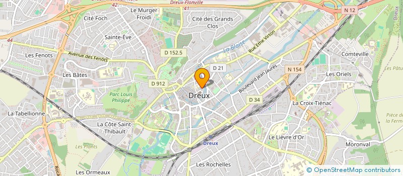 localisation de l'entreprise MADAME CORINNE TOUSSAINT à DREUX