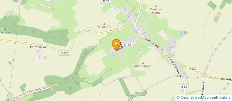 localisation de l'entreprise MADAME CORINNE TOUTAIN  SMERMESNIL