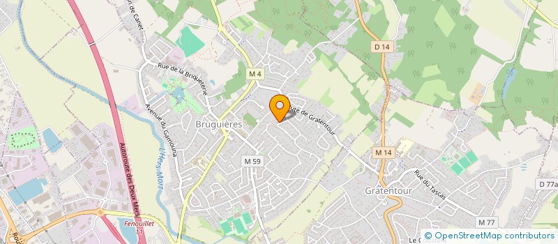 localisation de l'entreprise MADAME CORINNE TOUYARET à BRUGUIERES
