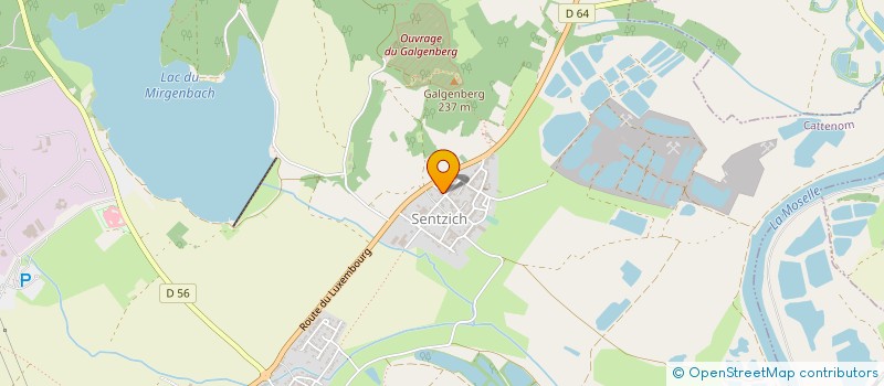 localisation de l'entreprise MADAME CORINNE TUBACH  CATTENOM