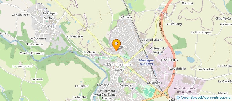 localisation de l'entreprise MADAME CORINNE TURCOT  MORTAGNE-SUR-SEVRE