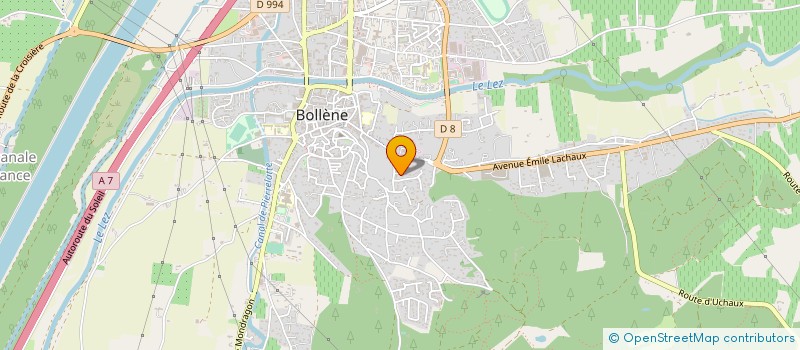 localisation de l'entreprise MADAME CORINNE TURPYN  BOLLENE