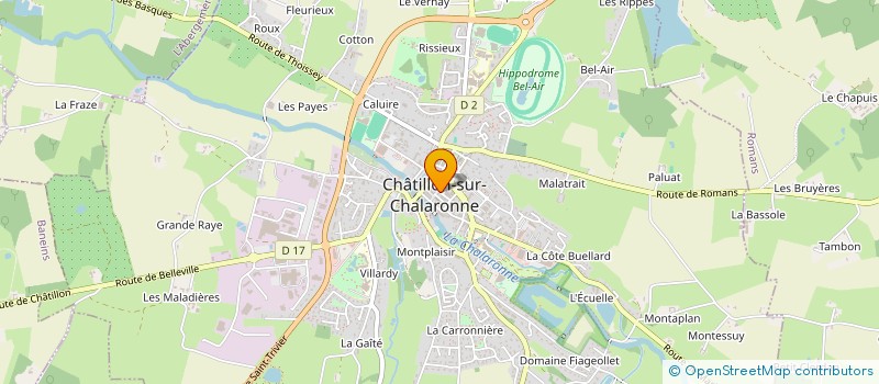 localisation de l'entreprise MADAME CORINNE VACHERESSE à CHATILLON-SUR-CHALARONNE
