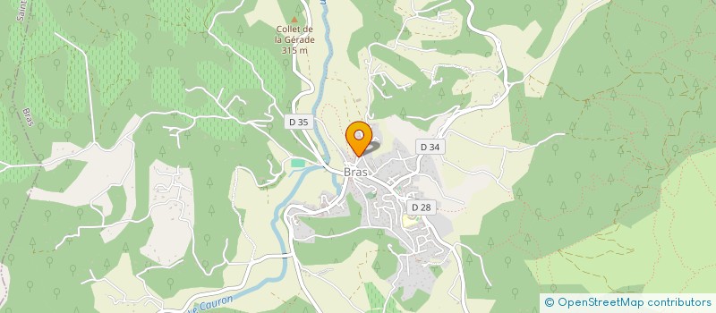 localisation de l'entreprise MADAME CORINNE VALBONNET  BRAS