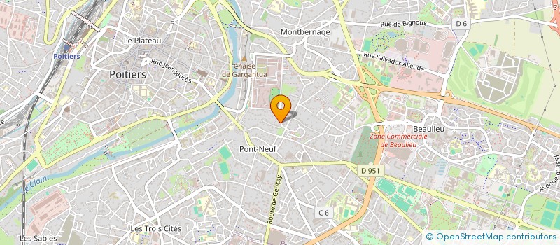 localisation de l'entreprise MADAME CORINNE VALET  POITIERS