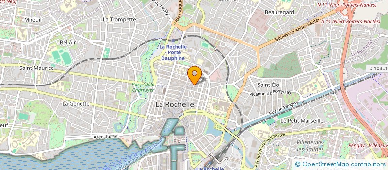 localisation de l'entreprise MADAME CORINNE VALLADON  LA ROCHELLE