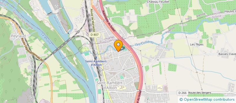 localisation de l'entreprise MADAME CORINNE VALLET  SAINT-RAMBERT-D'ALBON