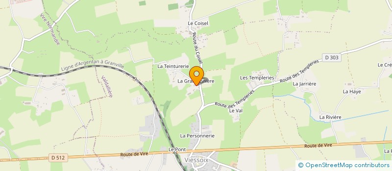 localisation de l'entreprise MADAME CORINNE VARIGNY  VALDALLIERE