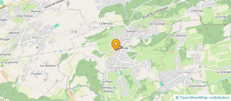 localisation de l'entreprise MADAME CORINNE VARLET  CHAMPANGES