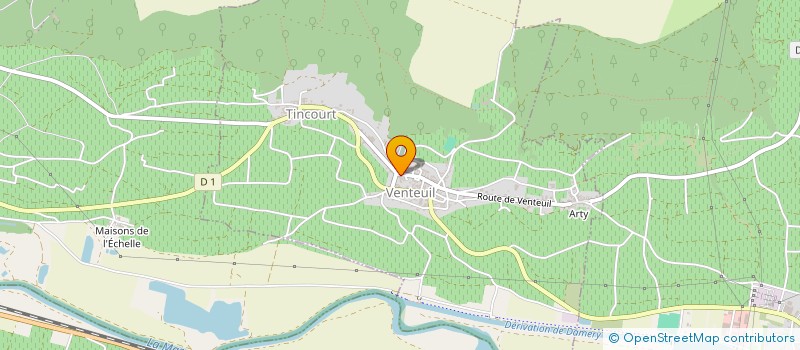 localisation de l'entreprise MADAME CORINNE VAUTRIN  CUCHERY