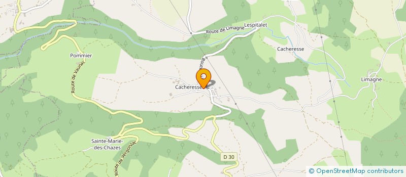 localisation de l'entreprise MADAME CORINNE VEZIAND  PINOLS