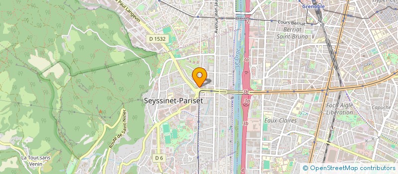 localisation de l'entreprise MADAME CORINNE VIAL  SEYSSINET-PARISET