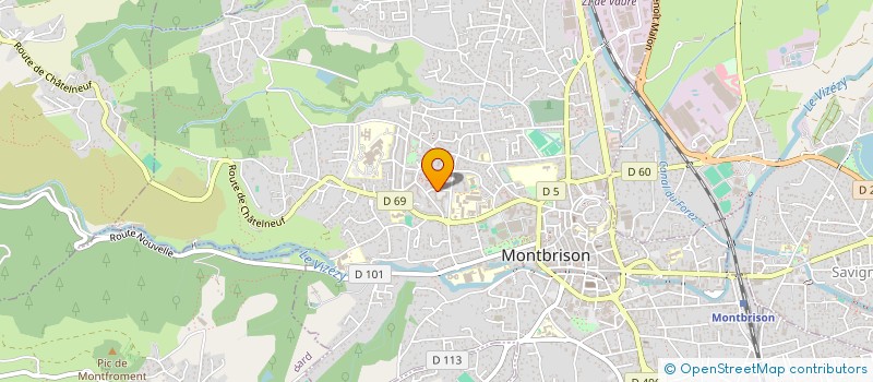 localisation de l'entreprise MADAME CORINNE VIAL  MONTBRISON