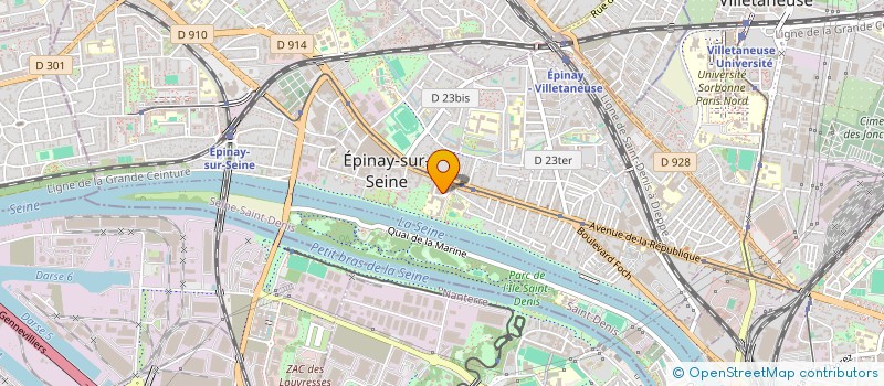 localisation de l'entreprise MADAME CORINNE VIDAL à EPINAY-SUR-SEINE