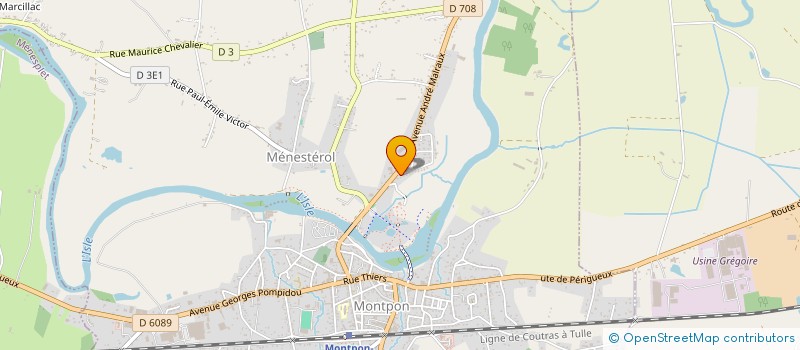 localisation de l'entreprise MADAME CORINNE VIDAL  MONTPON-MENESTEROL