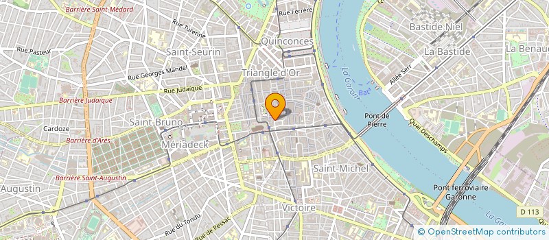 localisation de l'entreprise MADAME CORINNE VIGREUX à BORDEAUX
