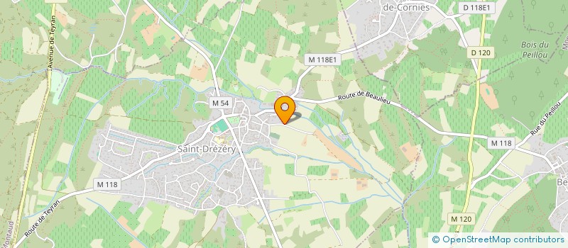 localisation de l'entreprise MADAME CORINNE VIGROUX  CASTRIES