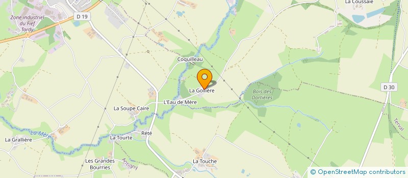 localisation de l'entreprise MADAME CORINNE VIOLLEAU  TERVAL