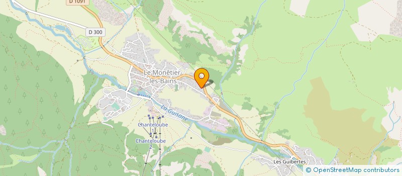 localisation de l'entreprise MADAME CORINNE VITRANO à LE MONETIER-LES-BAINS