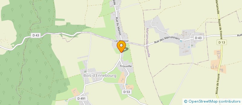 localisation de l'entreprise MADAME CORINNE VITRY  BOIS-D'ENNEBOURG