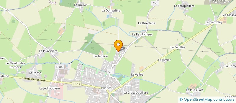 localisation de l'entreprise MADAME CORINNE VOLTEAU à LIGNE