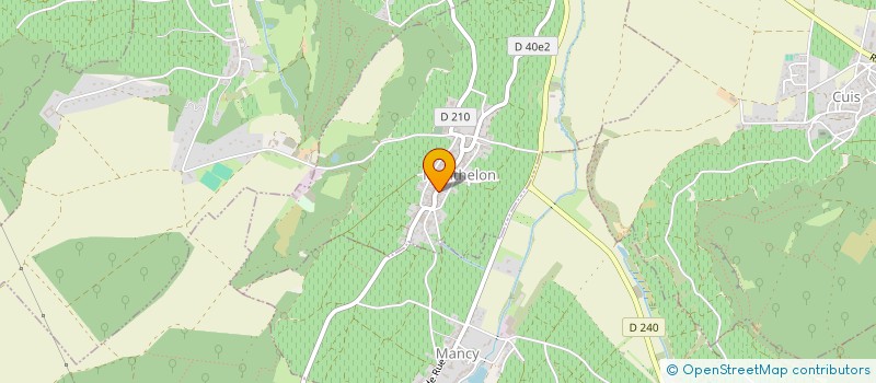 localisation de l'entreprise MADAME CORINNE VOUILLOT  MONTHELON