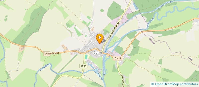 localisation de l'entreprise MADAME CORINNE VOULOT  CORRE