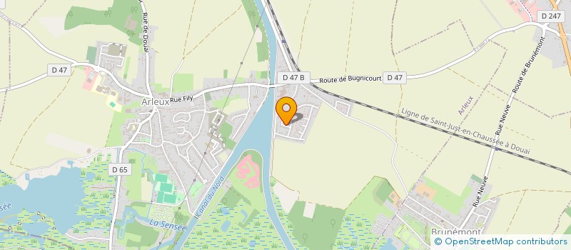 localisation de l'entreprise MADAME CORINNE WILLAERT  ARLEUX