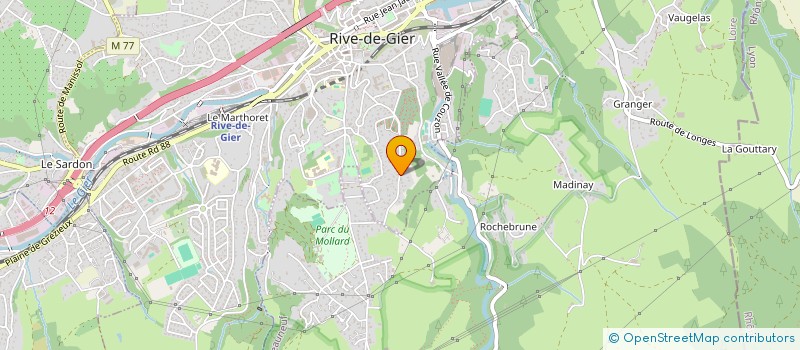 localisation de l'entreprise MADAME CORINNE WILLIEN BLANCHARD  RIVE-DE-GIER