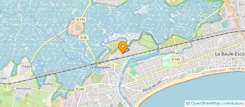 localisation de l'entreprise MADAME CORINNE YOUNSI  LE POULIGUEN