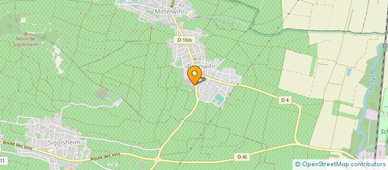 localisation de l'entreprise MADAME CORINNE ZAGNI  BENNWIHR