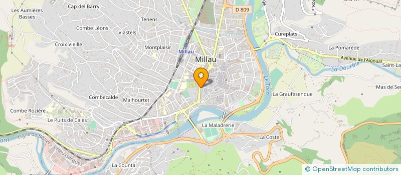 localisation de l'entreprise MADAME CORINNE ZAHARATOUN à MILLAU