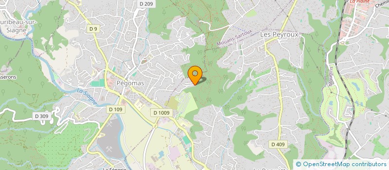 localisation de l'entreprise MADAME CORINNE ZUNINO à LA ROQUETTE-SUR-SIAGNE