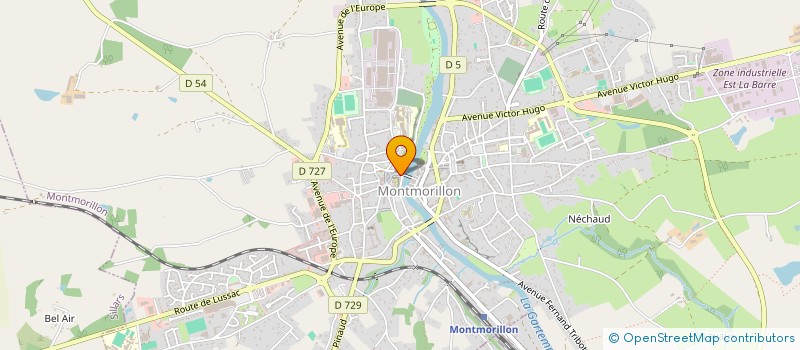localisation de l'entreprise MADAME CORNELIA BENNINK à MONTMORILLON