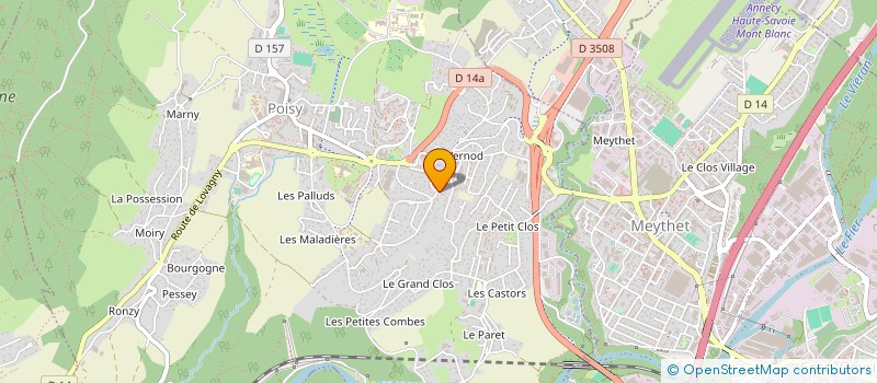 localisation de l'entreprise MADAME CORNELIA BUCHELE  POISY