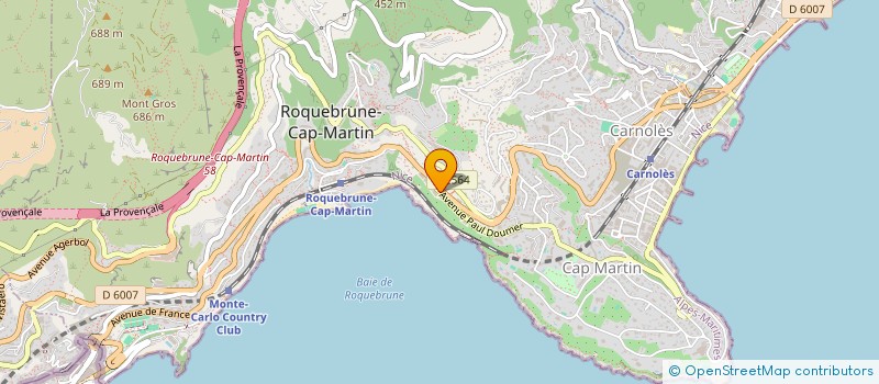 localisation de l'entreprise MADAME CORNELIA DIETRICH à ROQUEBRUNE-CAP-MARTIN