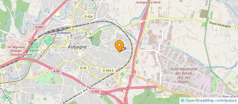 localisation de l'entreprise MADAME CORNELIA-GEORGIANA DRAGOMIRESCU-ANTONESCU  AUBAGNE