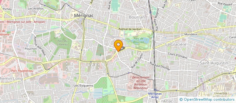 localisation de l'entreprise MADAME CORNELIA HOLZ  MERIGNAC