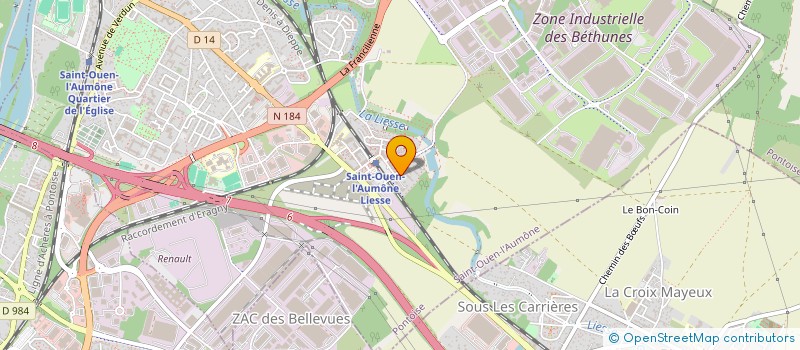 localisation de l'entreprise MADAME CORNELIA LUNTADILA  SAINT-OUEN-L'AUMONE