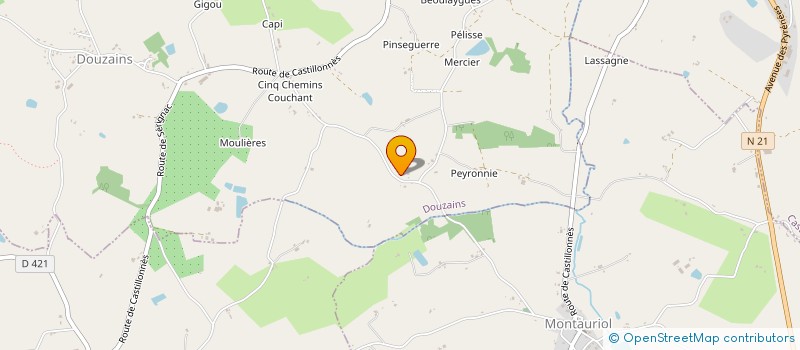 localisation de l'entreprise MADAME CORNELIA SCHREUDER  DOUZAINS