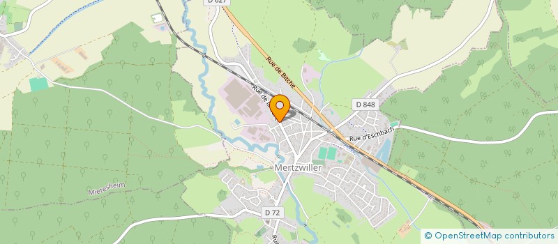 localisation de l'entreprise MADAME CORNELIA TREVISAN  MERTZWILLER