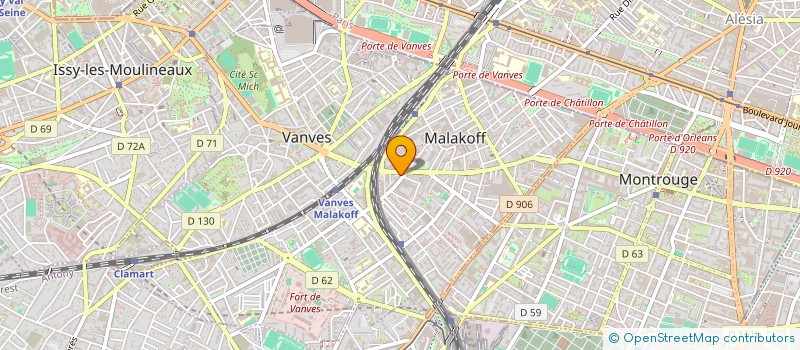 localisation de l'entreprise MADAME CORNELIUS KOGBE  MALAKOFF