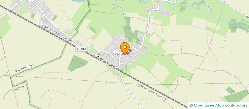 localisation de l'entreprise MADAME CORNILLE DHENDECOURT à SEPMERIES