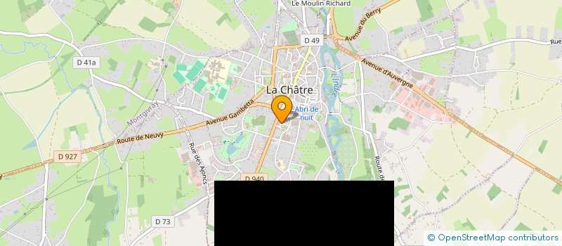 localisation de l'entreprise MADAME COROLLE SIMON à LA CHATRE