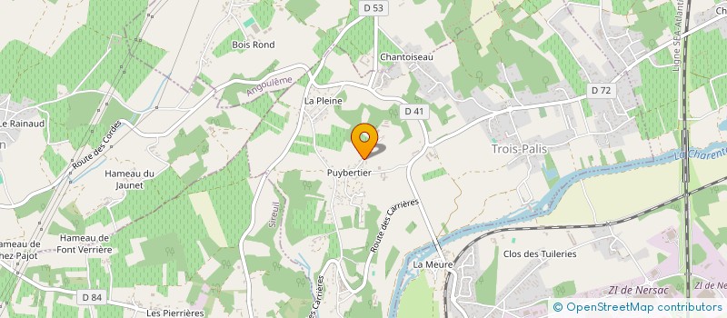 localisation de l'entreprise MADAME CORRINE BERTIN à TROIS-PALIS