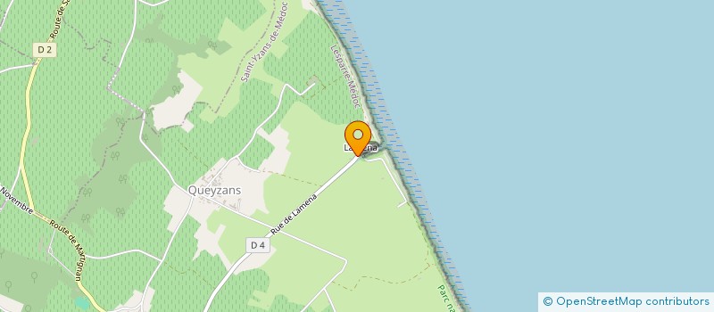 localisation de l'entreprise MADAME CORRINE DUPRAT  SAINT-YZANS-DE-MEDOC