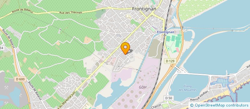 localisation de l'entreprise MADAME CORRINE JEANNIN à FRONTIGNAN