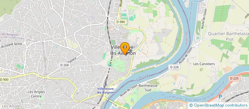 localisation de l'entreprise MADAME CORRINE MORELLI  VILLENEUVE-LES-AVIGNON