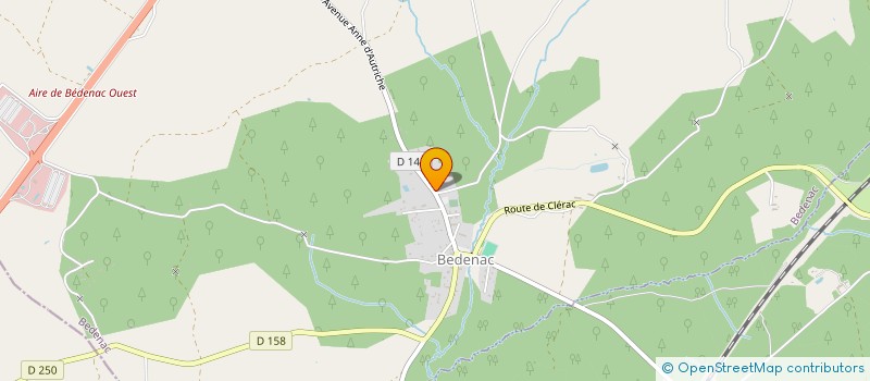 localisation de l'entreprise MADAME CORRINNE NICOLINI  BEDENAC