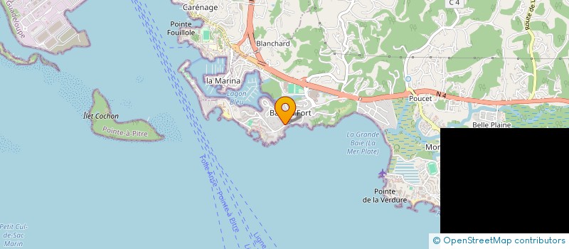 localisation de l'entreprise MADAME CORY ELMES  LE GOSIER